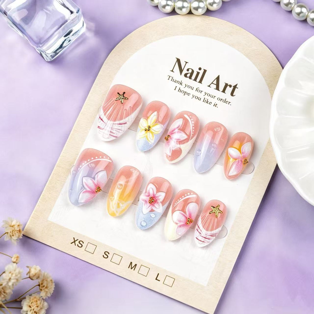 Artistic Floral Nail Art Tips Kalsten
