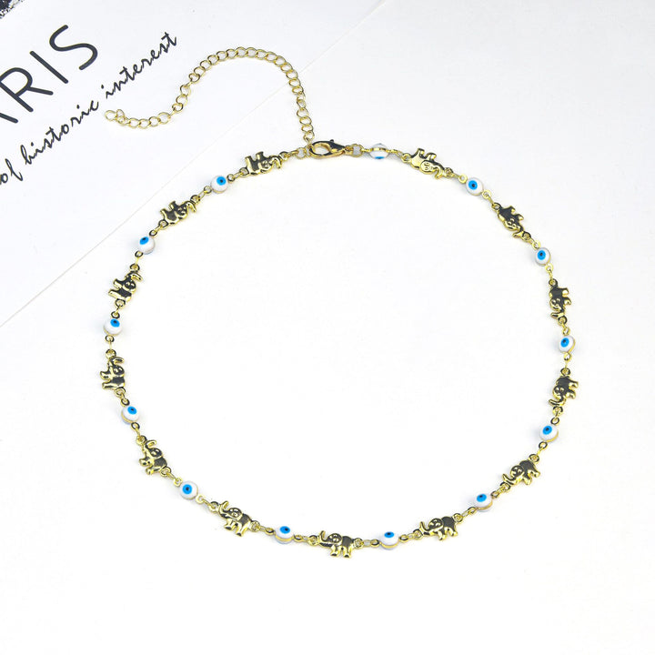 Colorful Elephant Charm Eyewear Chain Kalsten