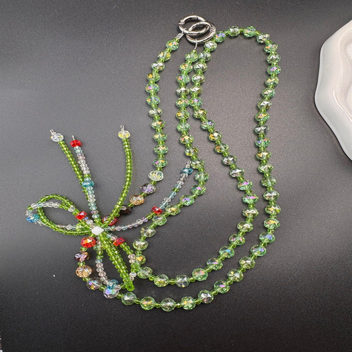 Multi-Strand Beaded Eyewear Necklace Kalsten