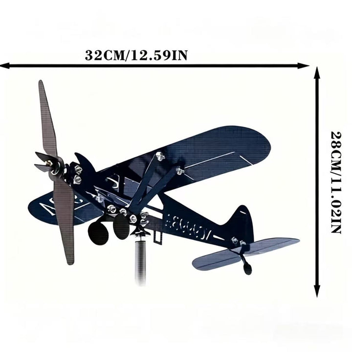 Decorative Airplane Garden Stake Kalsten
