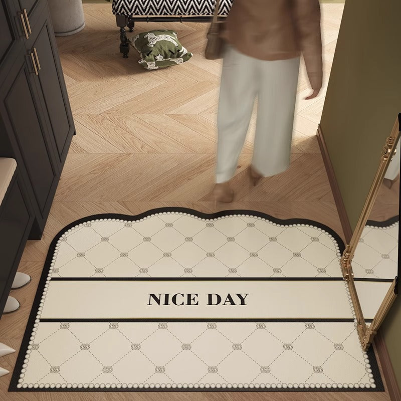 Elegant Botanical Design Comfort Mat for Home
