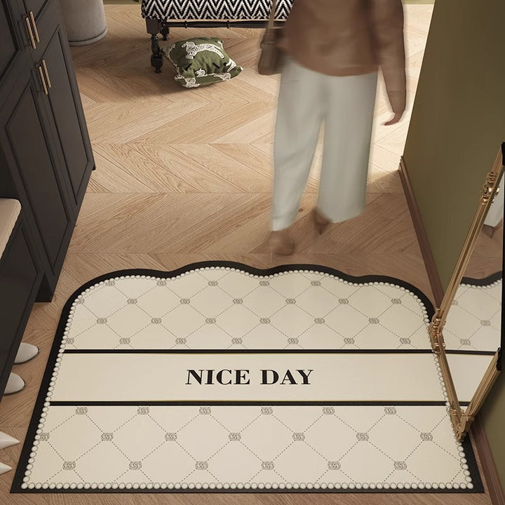 Elegant Botanical Design Comfort Mat for Home