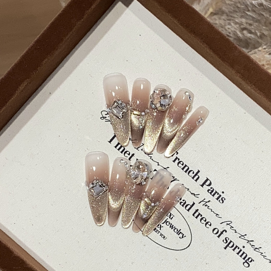 Glamorous Press-On Nail Art Set Kalsten