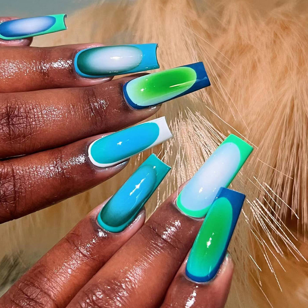 Creative gradient art nails Kalsten