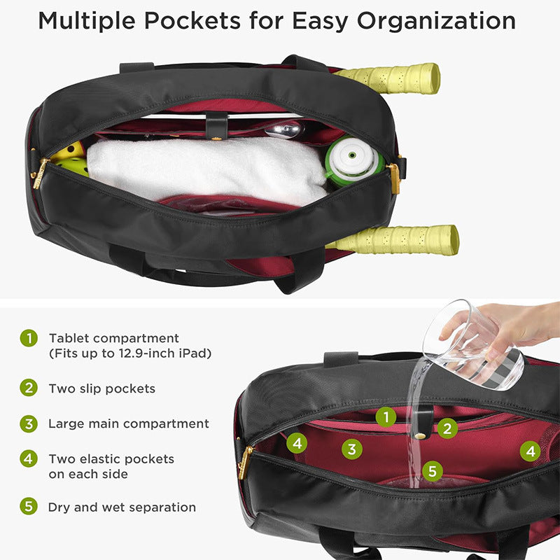 Multifunctional sports bag with detachable shoulder strap Kalsten