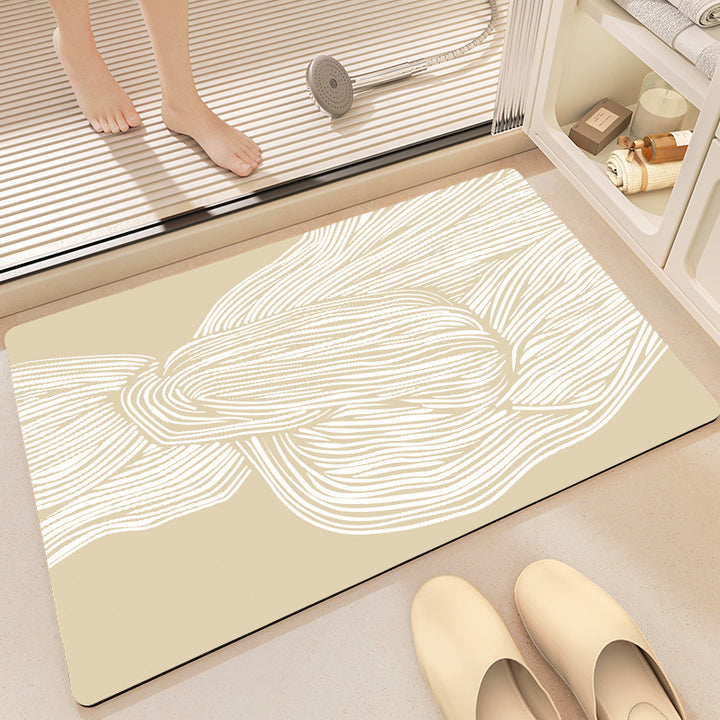 Stylish Abstract Bath Mat Kalsten