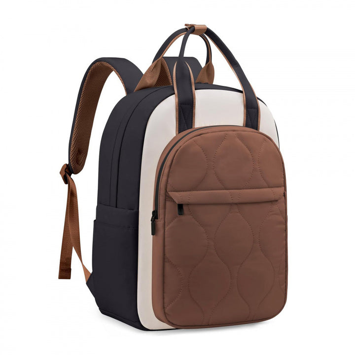 Fashionable laptop backpack with elegant quilting Kalsten