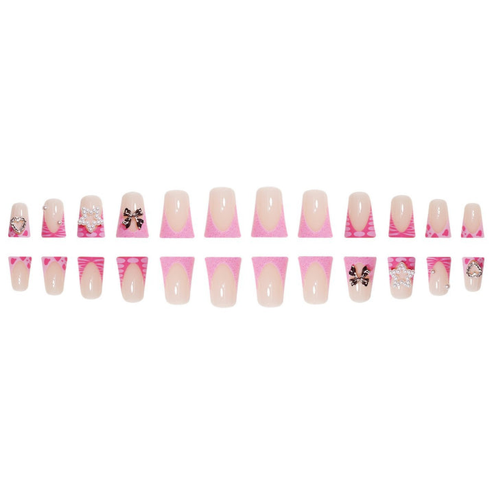 Decorative Press-On Nail Extensions with 3D Accents Kalsten