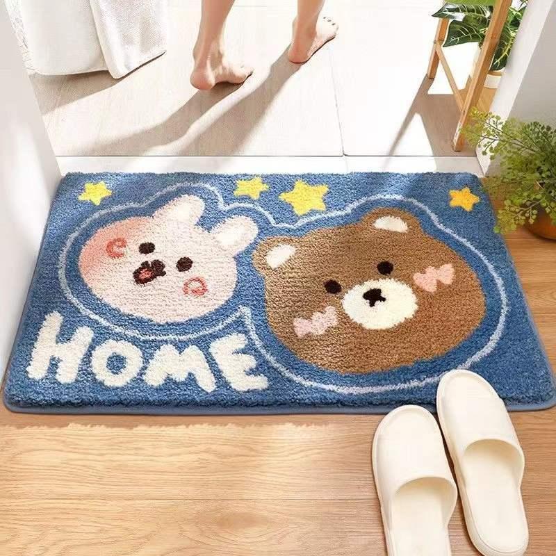 Coastal Waves Shaped Bath Mat