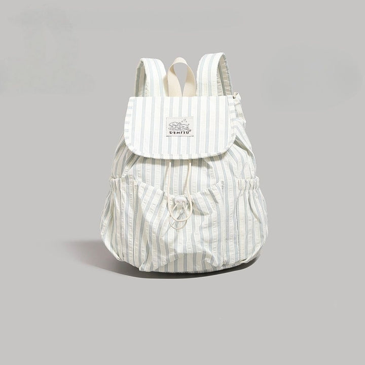 Leisure Backpack in Playful Striped Design Kalsten