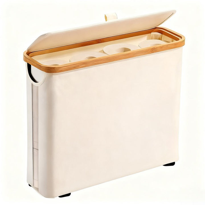 High-quality laundry basket with lid and handle Kalsten