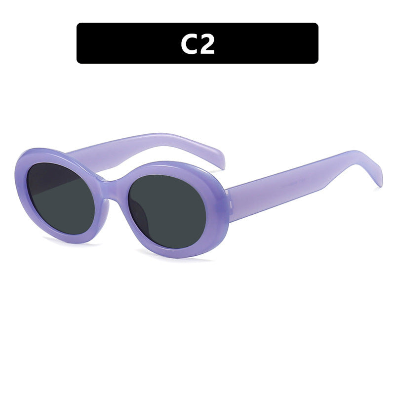 Women's trendy, transparent sunglasses Kalsten