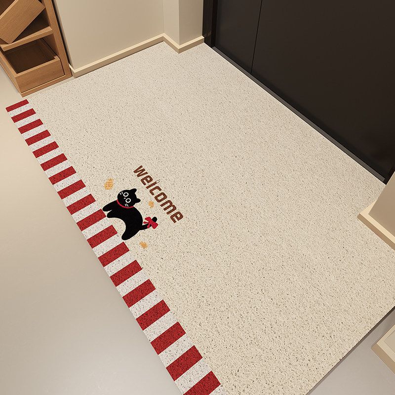Fun Cat-Themed Welcome Mat