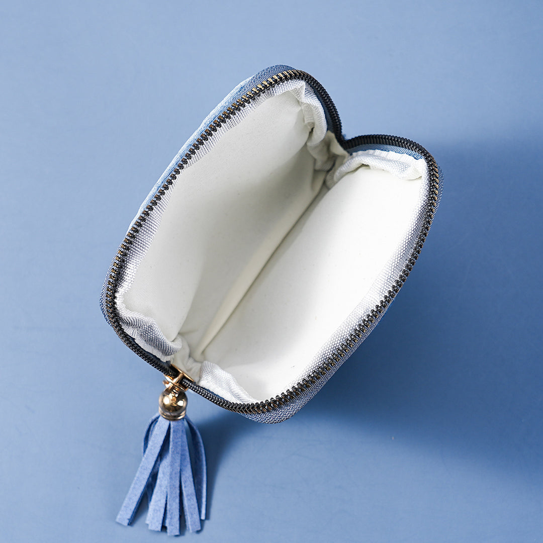 Compact Zippered Coin Pouch