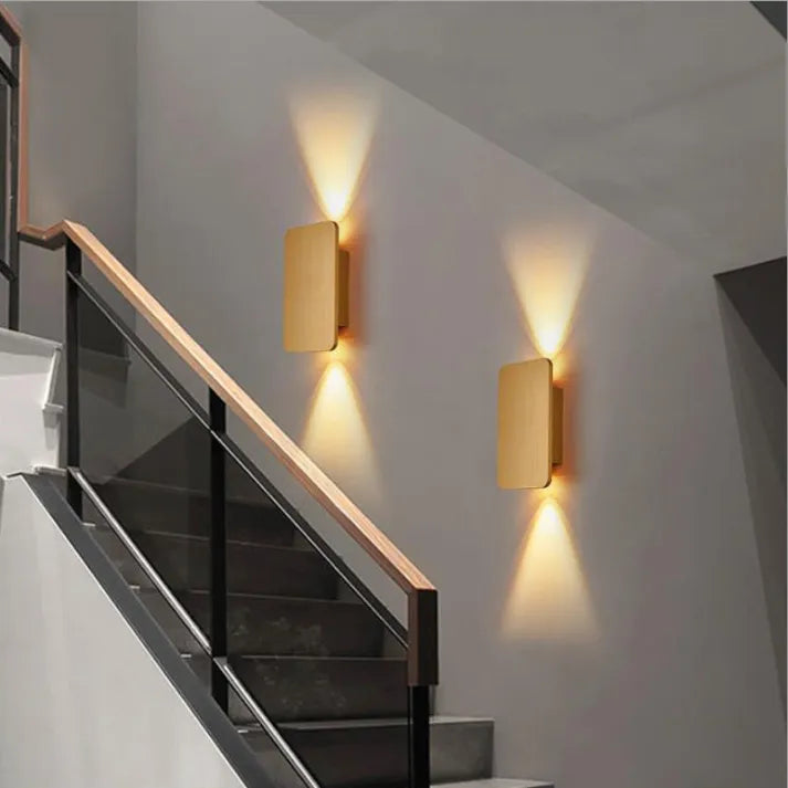 Modern Rectangle Metal Wall Lamp