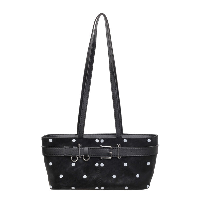 Stylish Polka Dot Shoulder Bag