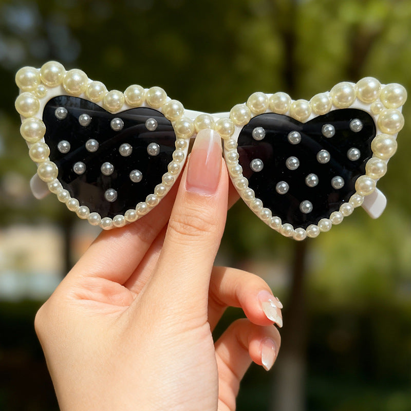 Bridal Heart-Shaped Sunglasses Kalsten