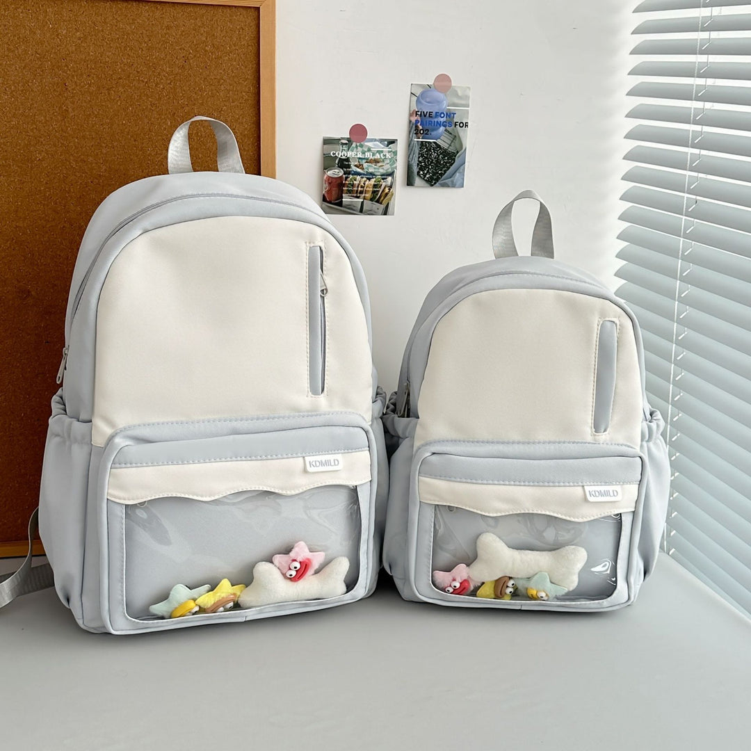 Stylish Clear Pocket Backpack