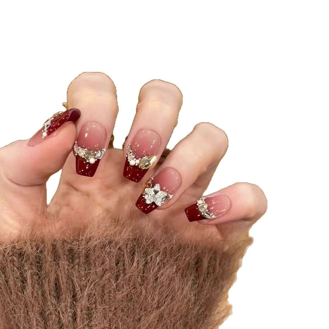 Decorative Floral Press-On Nails Kalsten