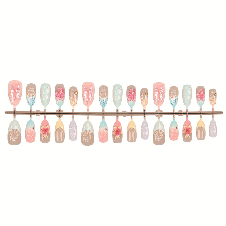 Premium Press-On Nail Tips Set with Adhesive and File