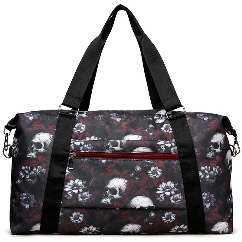 Artistic Skull Print Duffle Bag Kalsten