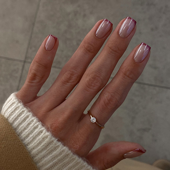 French Tip Press-On Nail Set Kalsten