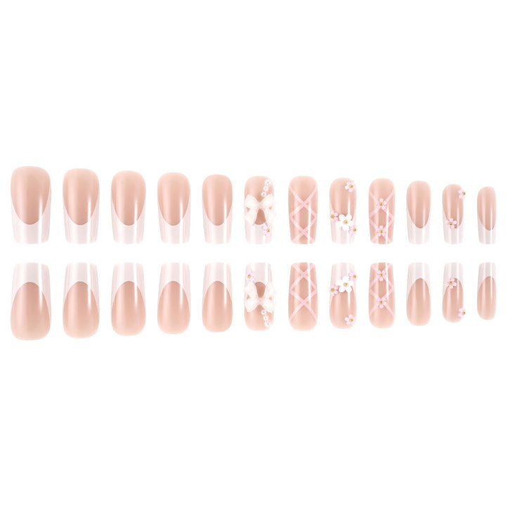 Decorative Floral Press-On Nails Kalsten