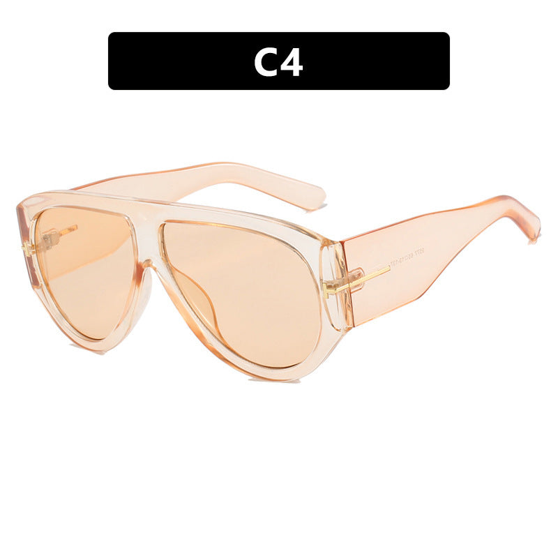 Women Designer Sunglasses in Elegant Retro Design with Wide Frame Kalsten