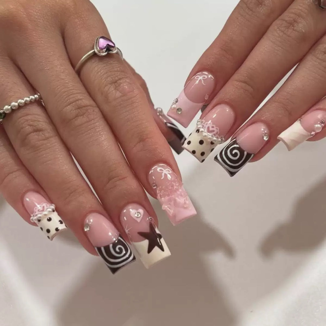 Artistic 3D Decorative Nail Extensions Kalsten