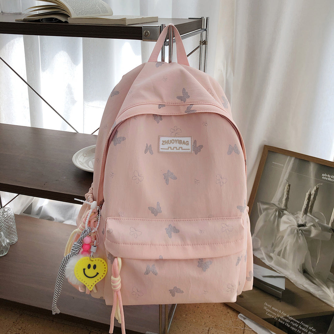 Butterfly Print Casual Backpack Kalsten