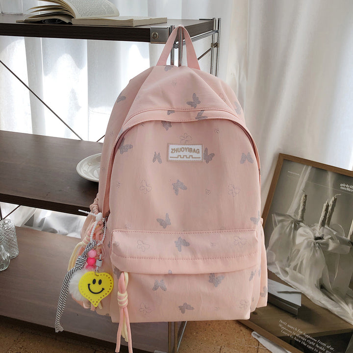 Butterfly Print Casual Backpack Kalsten