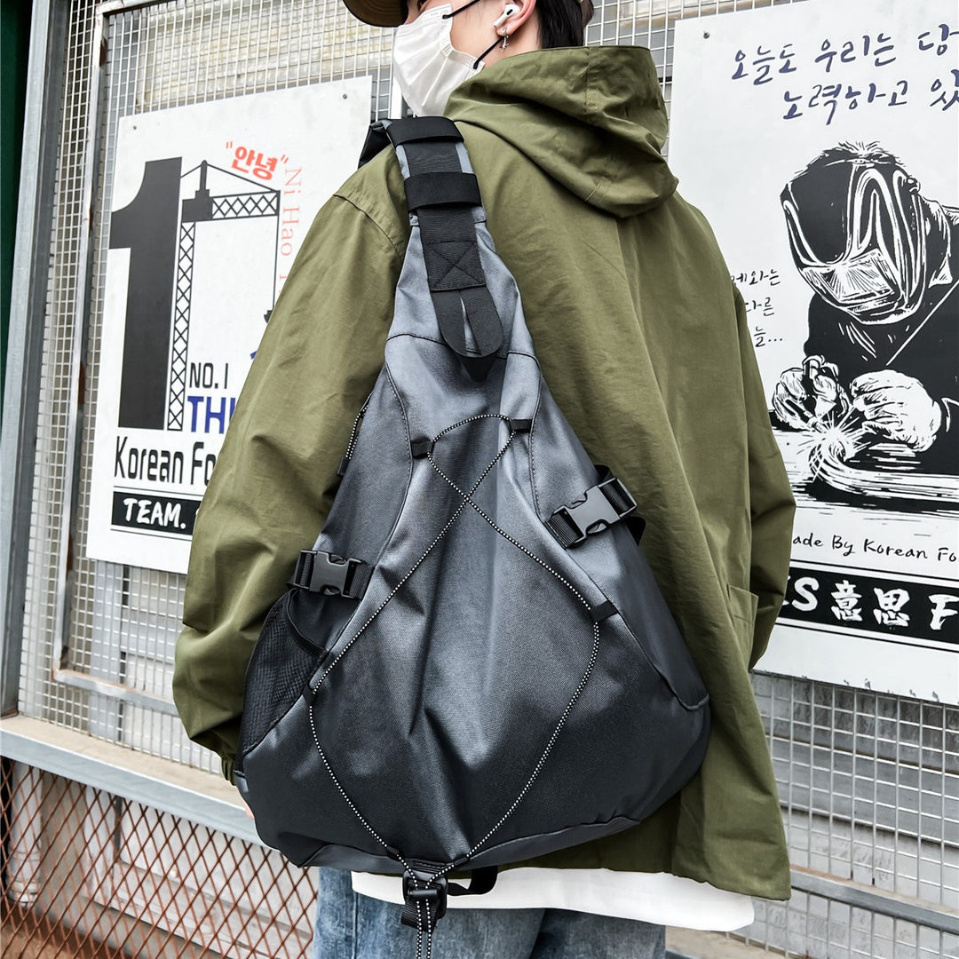 Sporty sling backpack with adjustable straps and practical organizer Kalsten
