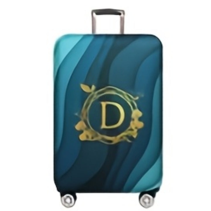 Women's Hard Shell Suitcase with Modern Wave Pattern Kalsten