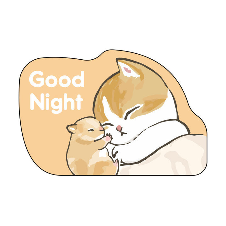 Cute Cat-Themed Plush Bath Mat