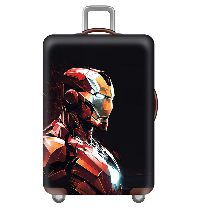 Unisex nan elastic suitcase cover with three-dimensional honeycomb pattern, shock-absorbing stretch protection cover for trolley with zipper Kalsten