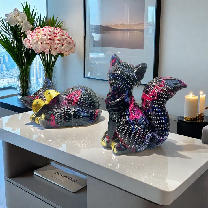 Decorative Fox Sculpture Kalsten