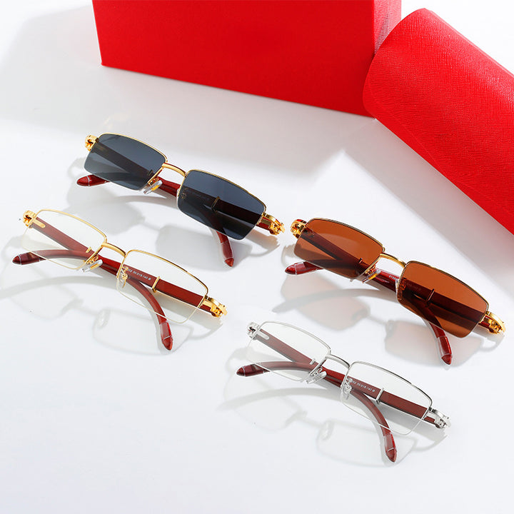 Women’s fashionable sunglasses with an elegant metal frame and high-quality lenses Kalsten