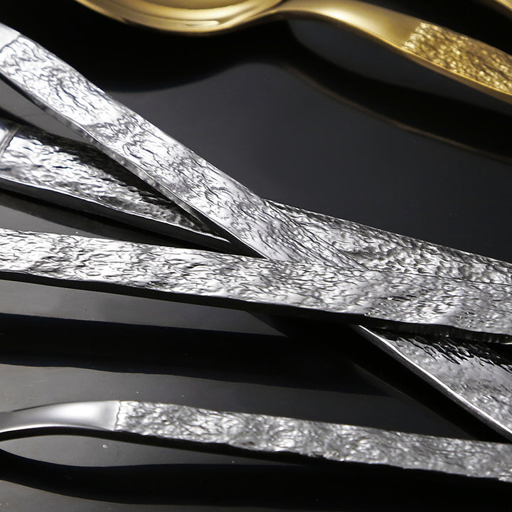High-quality cutlery set with stylish, textured handle Kalsten