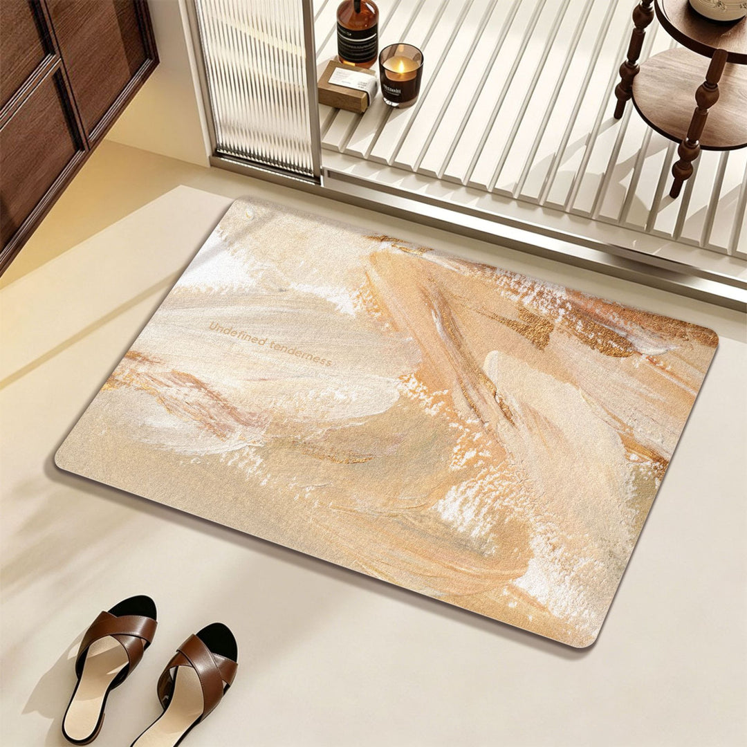 Artistic Abstract Bath Mat