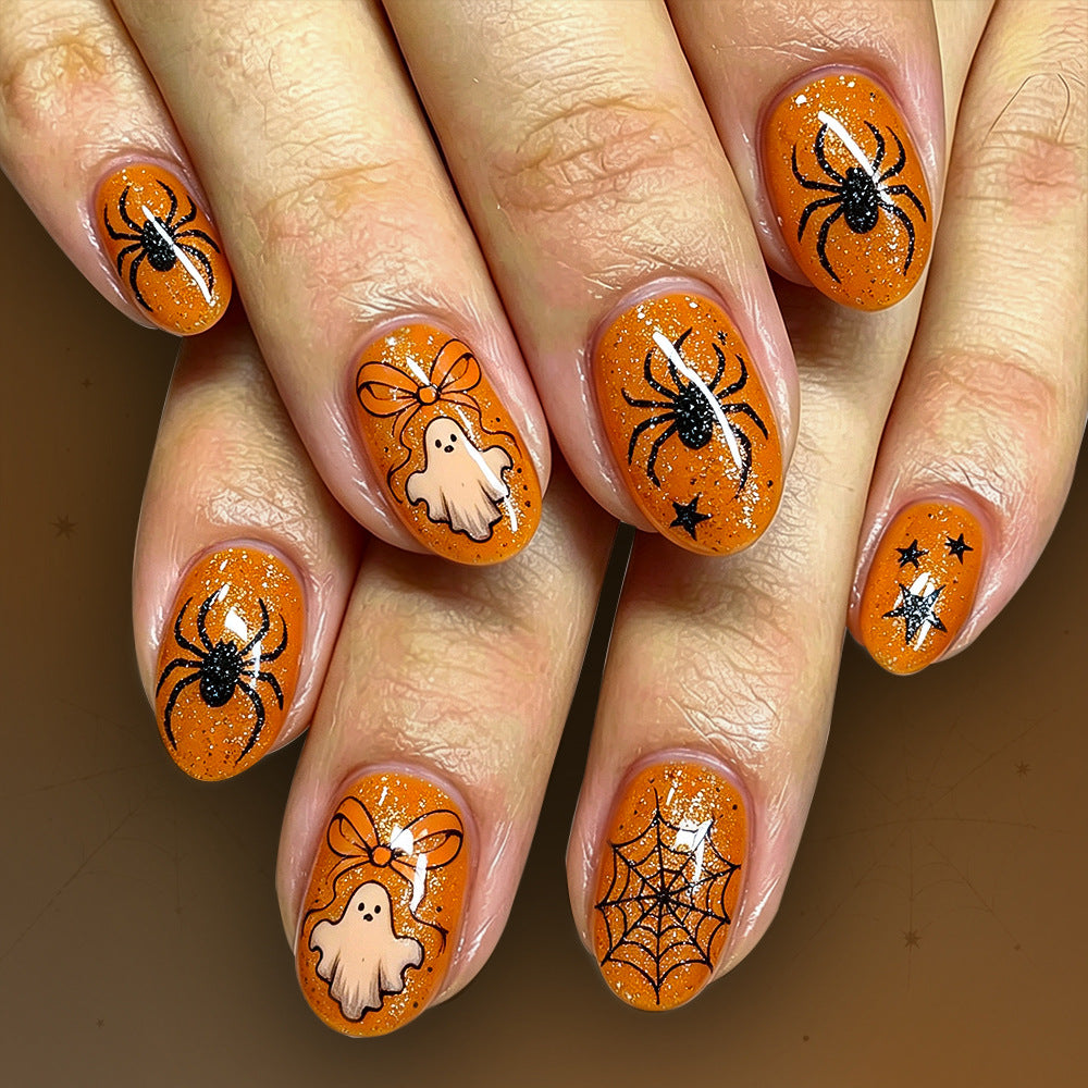 Spooky Themed Glitter Nail Art Set Kalsten