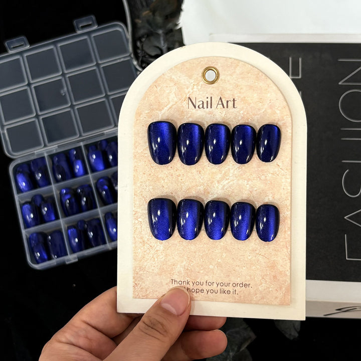 Glossy Stiletto-Shaped Press-On Nail Set Kalsten