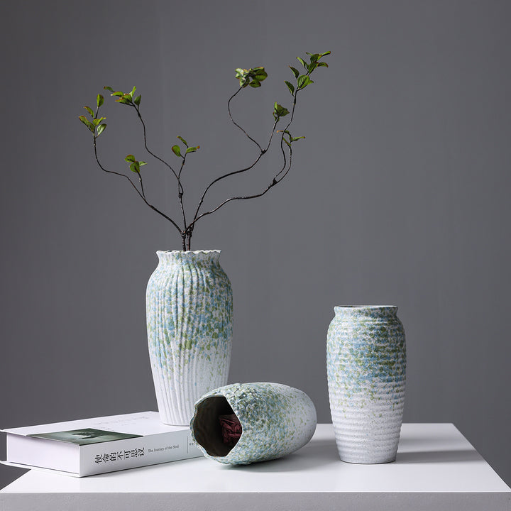 Artistic Glazed Ceramic Vase