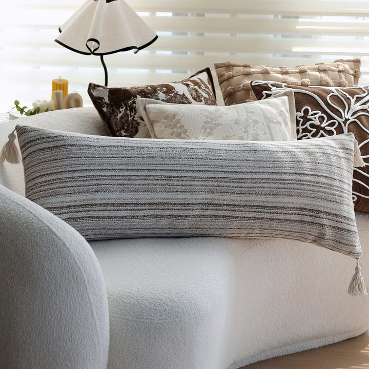 Square velvet cushion cover with raised chenille flower application and concealed zipper Kalsten