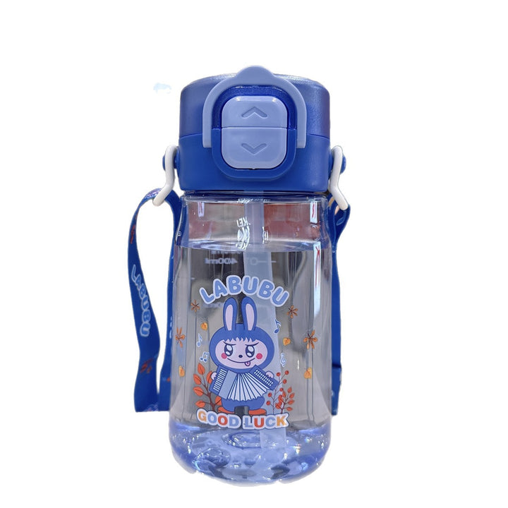 Women's Child-Safe Water Bottle with Practical Silicone Strap Kalsten