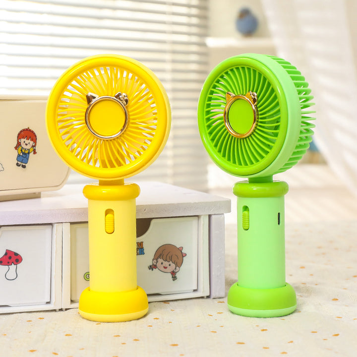 Women's Portable Hand Fan with Cute Animal Design Kalsten