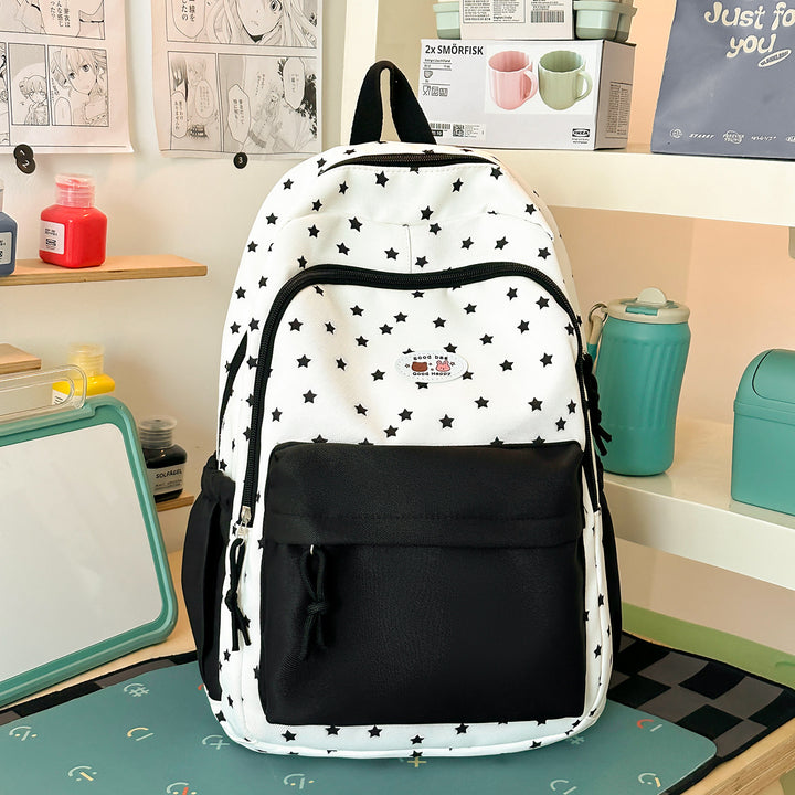 Star-Patterned Casual Backpack Kalsten 1791204314
