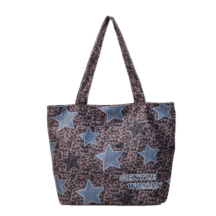 Chic Denim Patchrk Tote Bag Kalsten