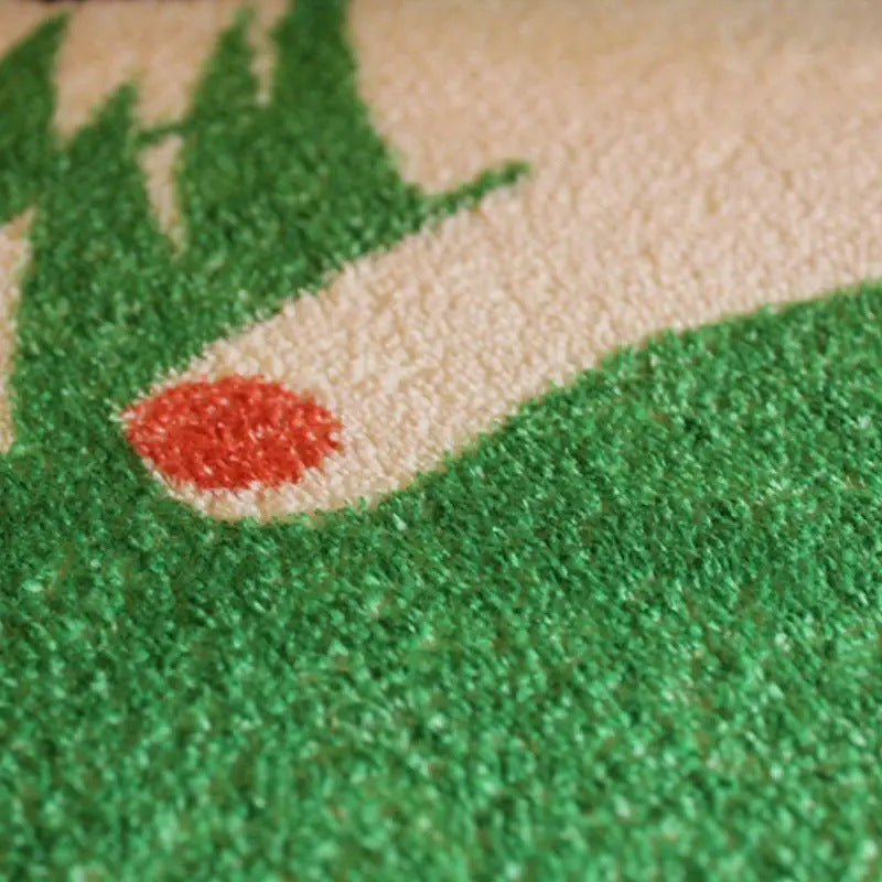 Fun Grass-Themed Area Rug