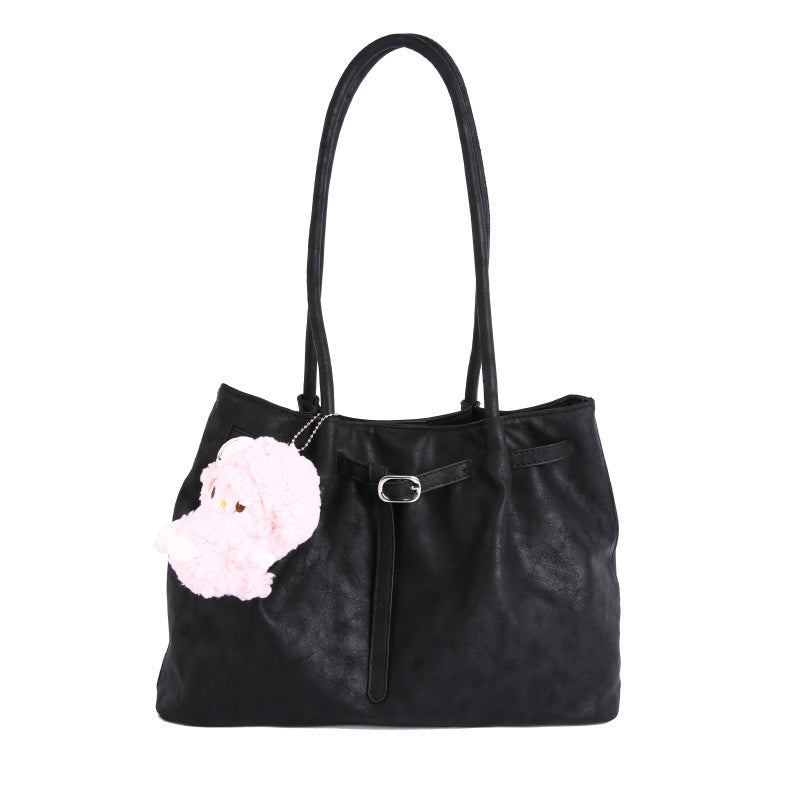 Casual Faux Leather Tote Bag