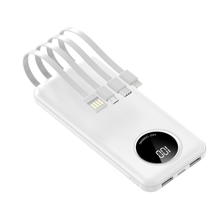 Multifunctional power bank with integrated cables Kalsten